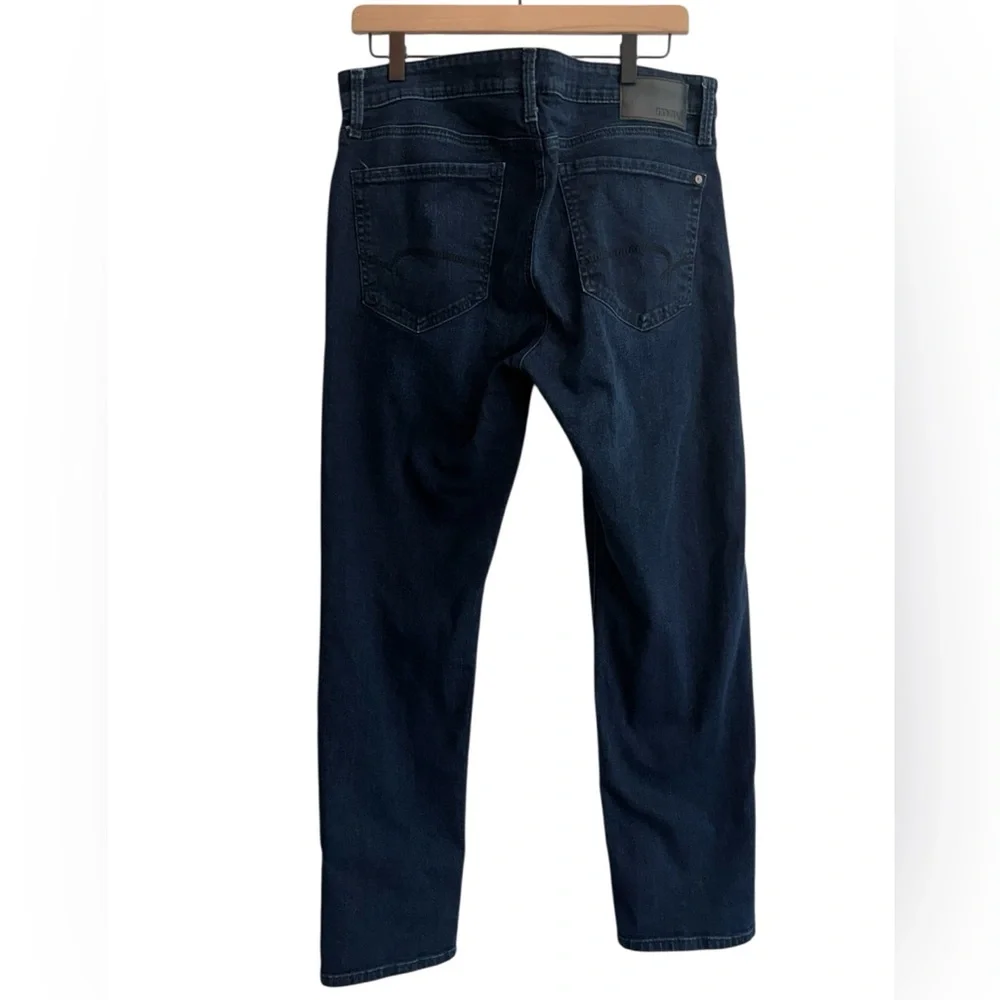 Mavi Mens Jeans 36x30 Blue Marcus‎ Slim Straight Stretch Comfort Whiskered